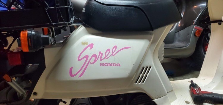 Honda Spree Decals ALL YEARS / Emblem Repro Sets – 1984, 1985, 1986, and 1987.