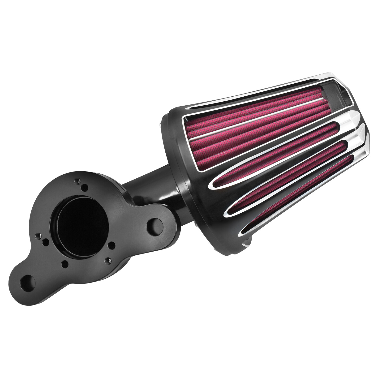Black Cone Air Filter Gray Intake For Harley 04-2022 Sportster XL Iron 883 1200