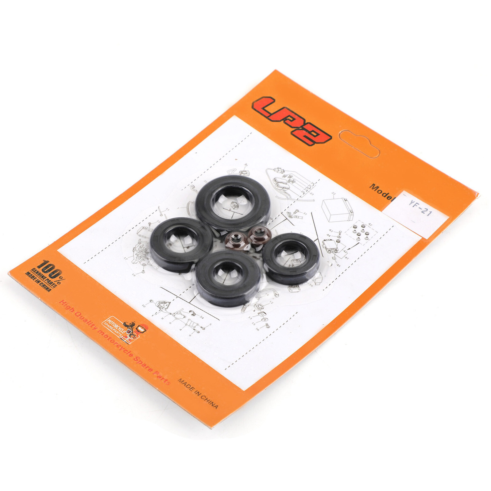 Engine Oil Seal Kit Set 6pcs Seals for Honda CB100 SL100 XL100 CB125S CL100 US