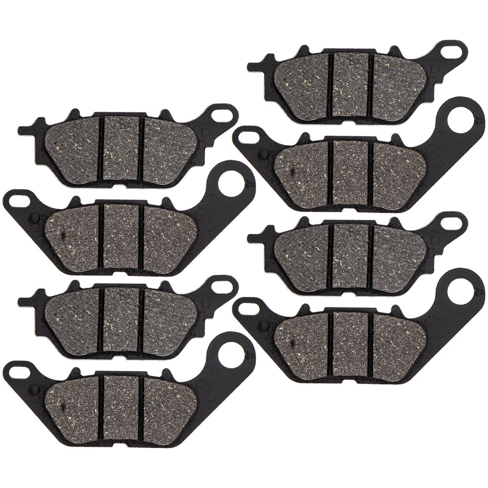 NICHE Brake Pad Set for Yamaha YZF R3 1WD-25806-00-00 Rear Semi-Metallic 4 Pack