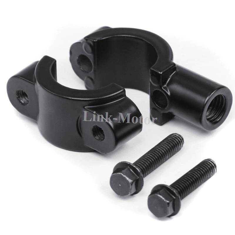 8mm 7/8″ 22mm Motorcycle Handle Bar Mirror Mount Adaptor Clamp Bracket Universal