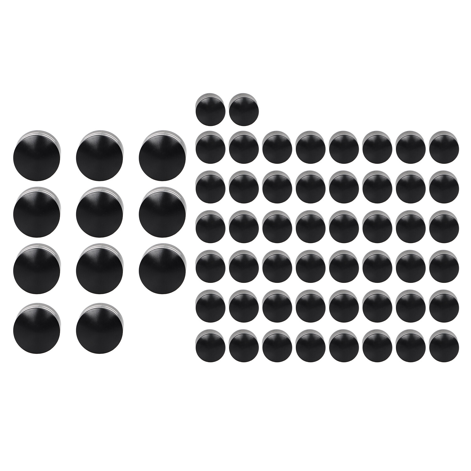 Black Cut Engine Topper Bolt Screw Caps Covers For Harley Breakout Softail FLSTN