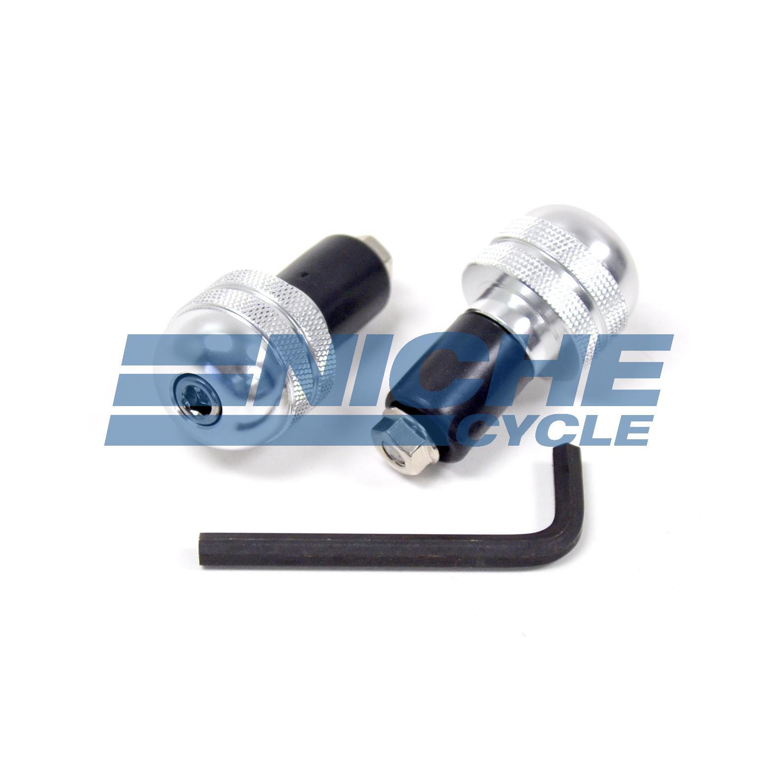 Anti-Vibration Billet Bar Ends Knurled Motorcycle Handlebar