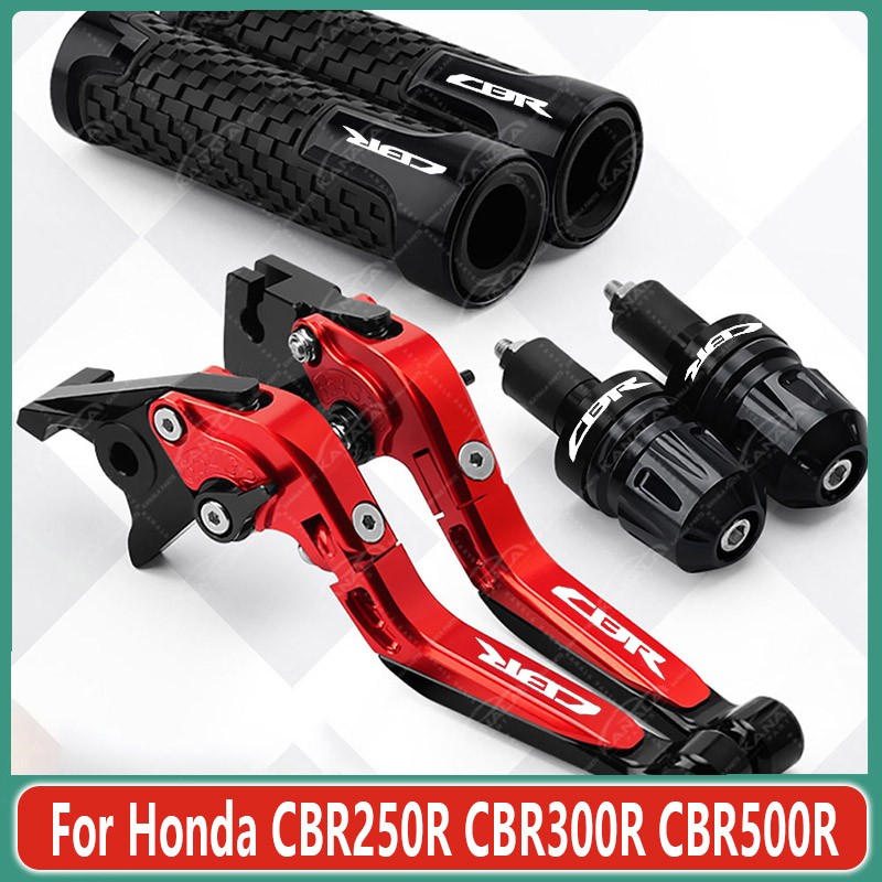 For Honda CBR250R CBR300R CBR500R Brake Clutch Levers Handlebar Grip Set New