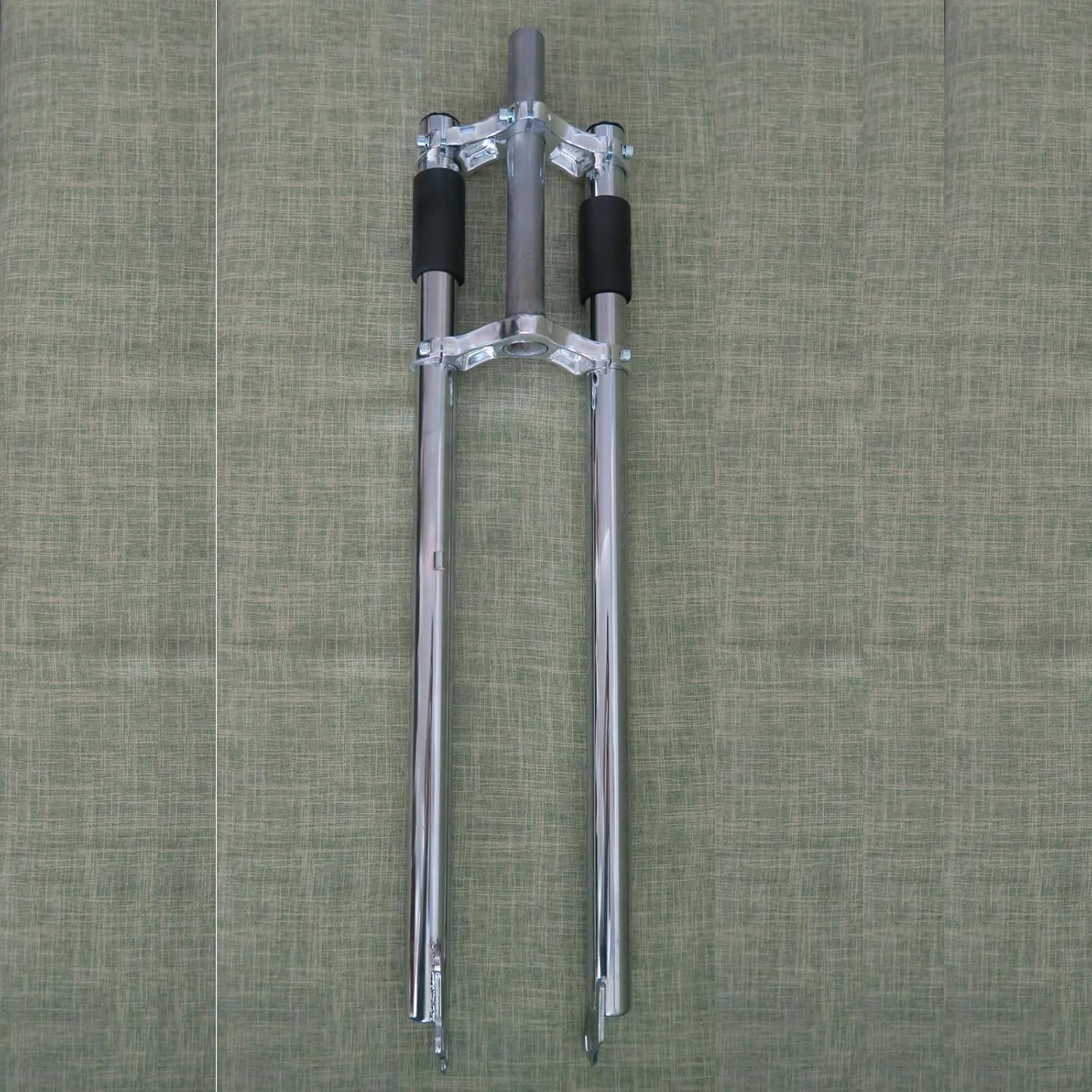 CDHPOWER Bicycle/Bike Fork 26″ Non-Suspension Tripe Tree Fork Gas Motorized Bike