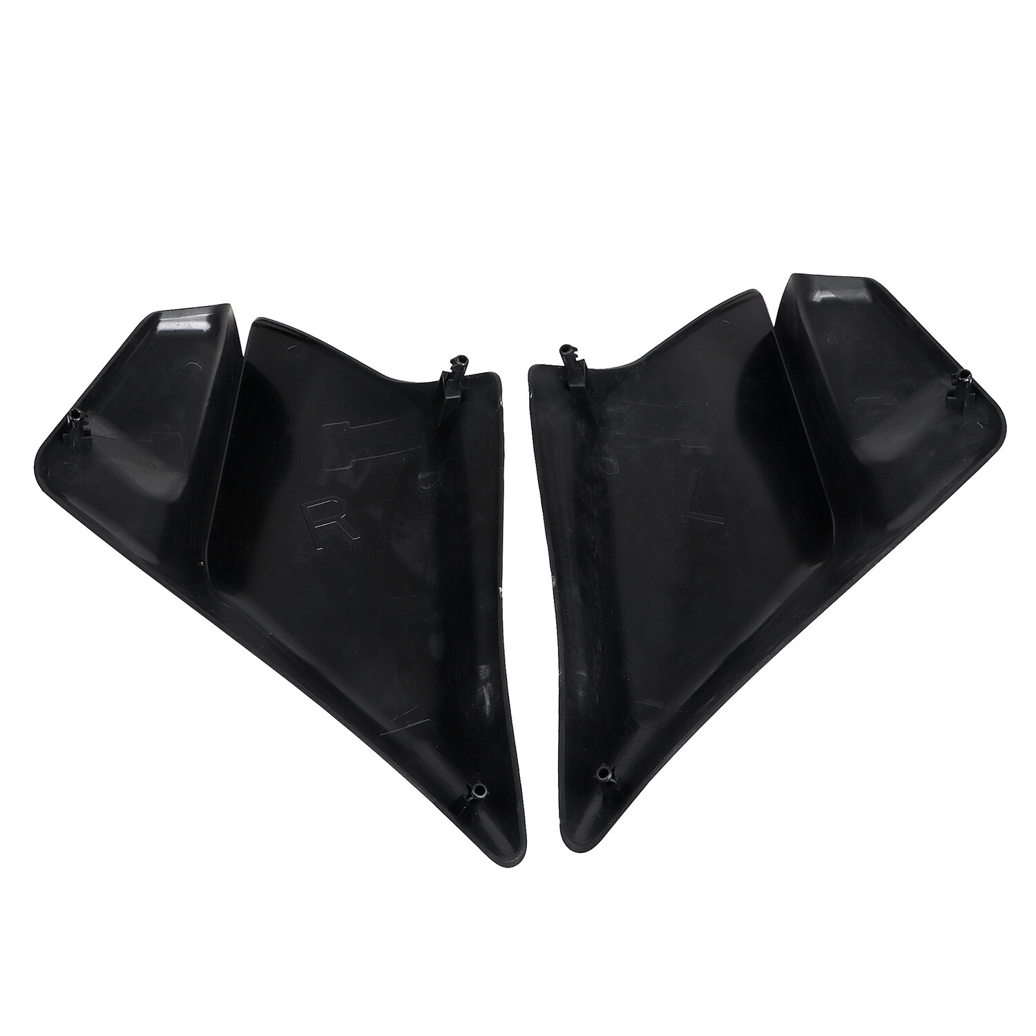 Black Stretched Side Covers For Harley 97-07 Electra Glide Road King FLHR FLHX
