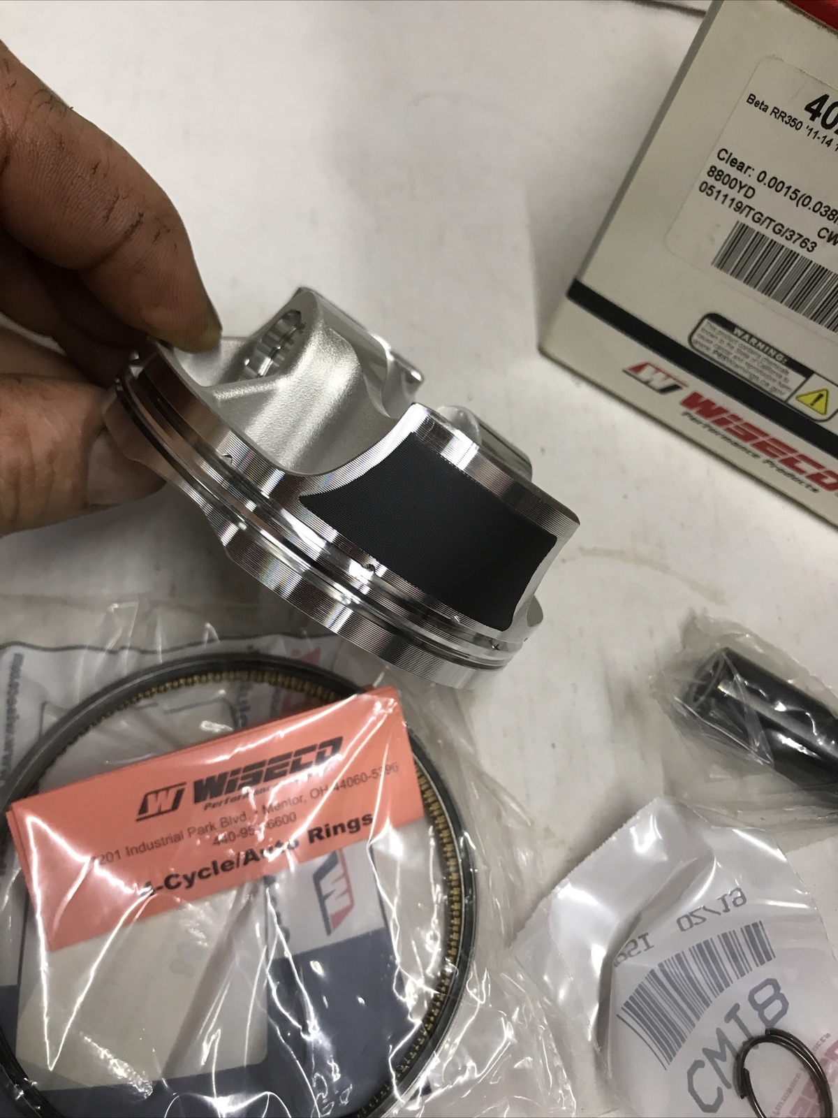 Wiseco Armorglide Piston Kit 88.00 STD 12.9:1 11-14 BETA 350 RR 40232M08800 88mm