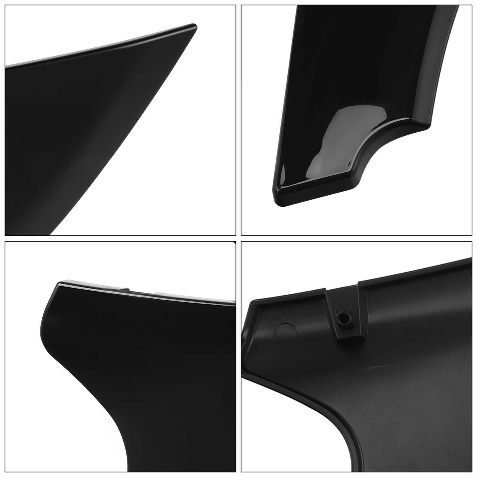 Side Panel Fairings Spoiler Fit For Harley CVO Road Glide 2023-2025 Vivid Black