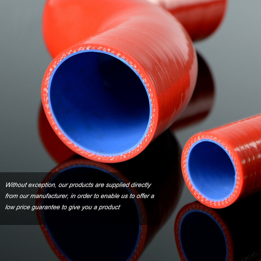Fit For 2004-2009 Honda CRF250 CRF250X CRF250R Red Silicone Radiator Hose Kit
