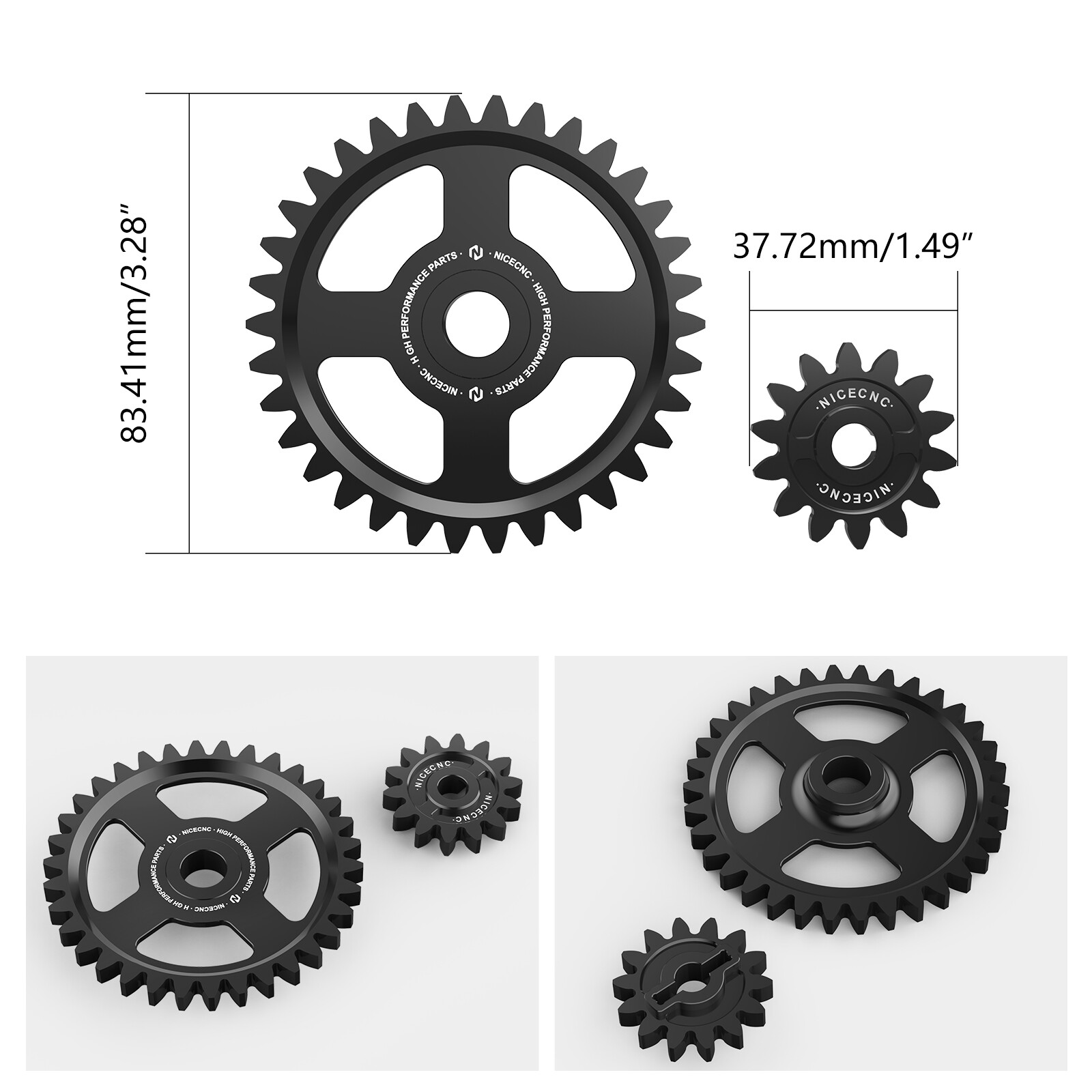 NICECNC Engine Oil Pump Idler Gear Kit For KTM 250 350 EXC EXC-F XCF-W 2017-2022