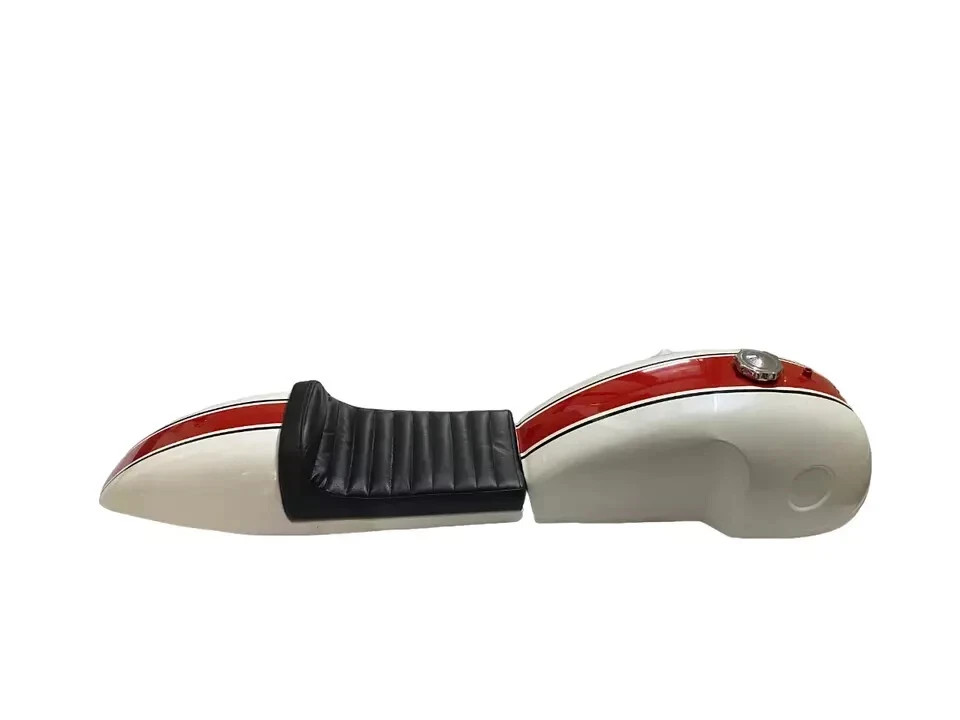 Benelli Mojave Cafe Racer 260 360 White & Red Steel Petrol Tank +Seat | Fit For