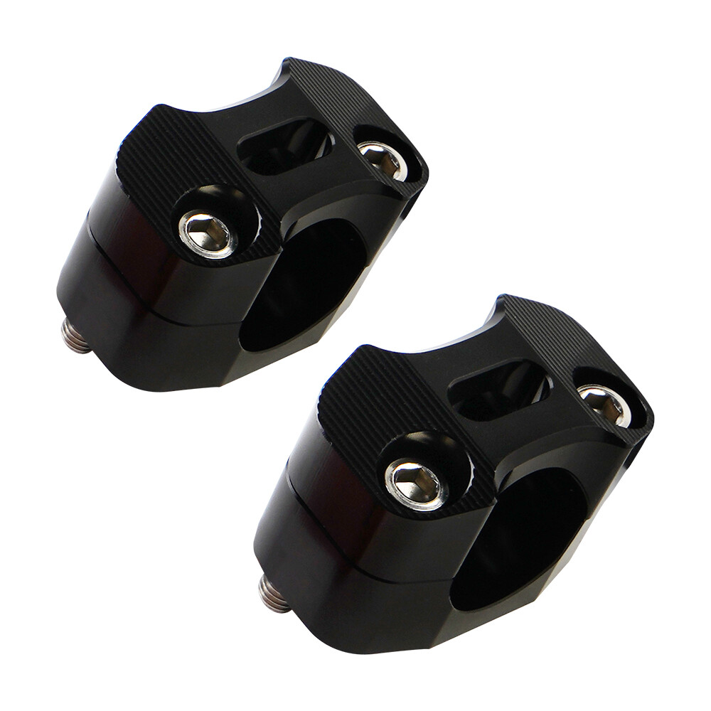 Pair Aluminum 7/8″ to1 1/8″ Fat Bar Adapter Kit Handlebar Mounts Riser Universal