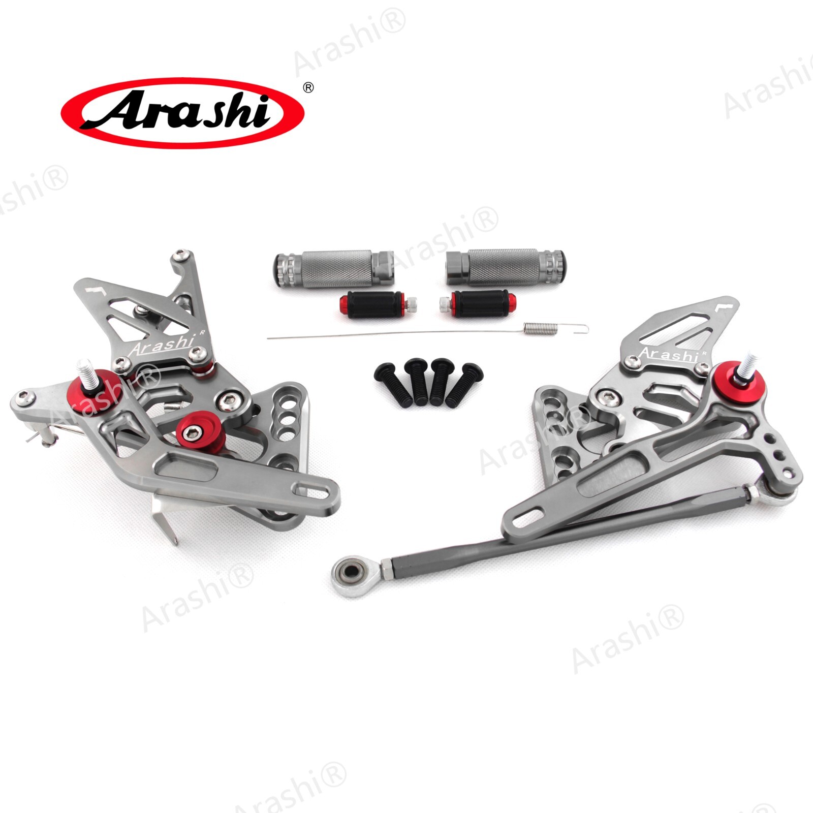 Rearsets Footpegs For Suzuki GSXR 1000 2005 2006 K5 K6 Rear Sets Footrest Pedals