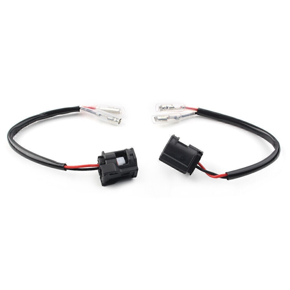 Fit Yamaha Turn Signal Connector Wire Harness With Protective Sleeve 2-Wire