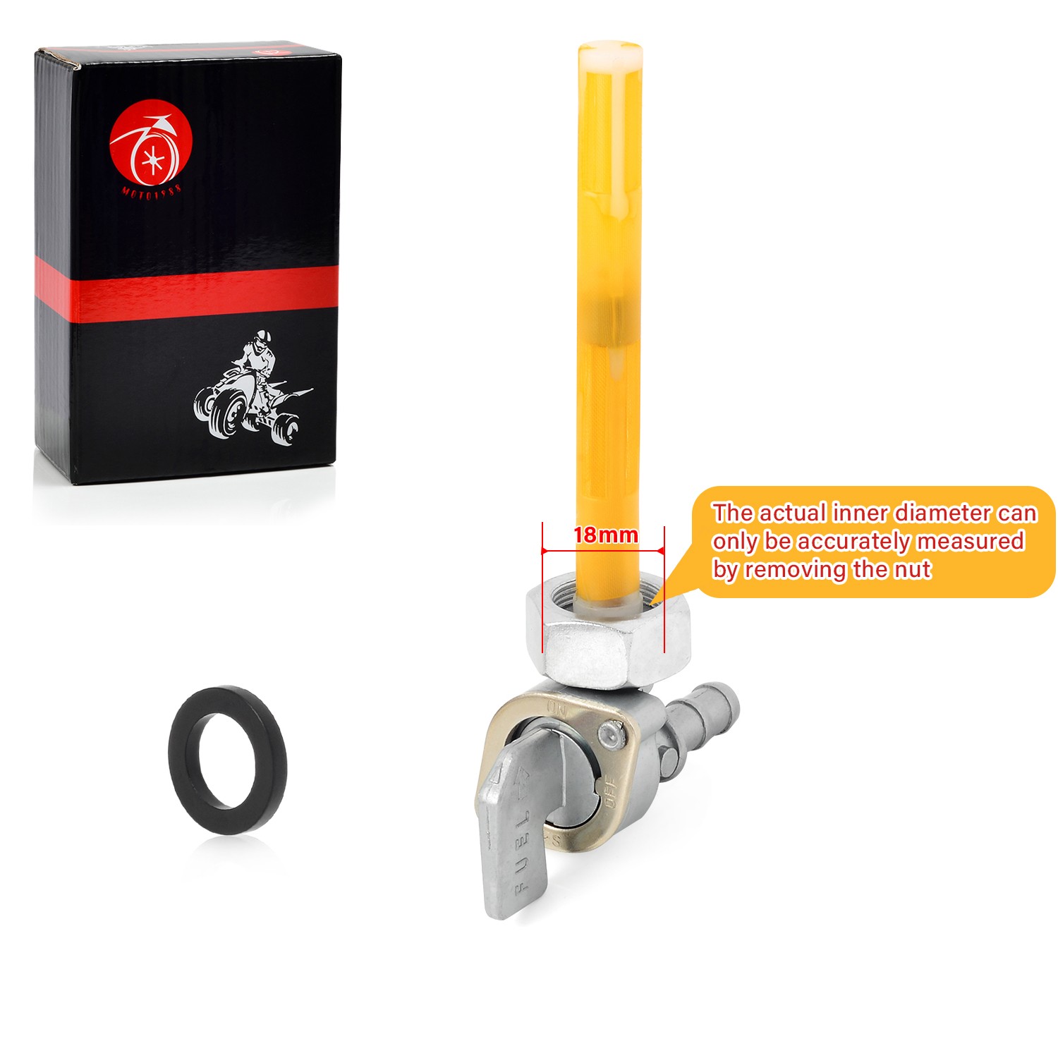 1981 For HONDA CB650 CB650C CB750C CB900C Custom M18 Fuel Valve Petcock