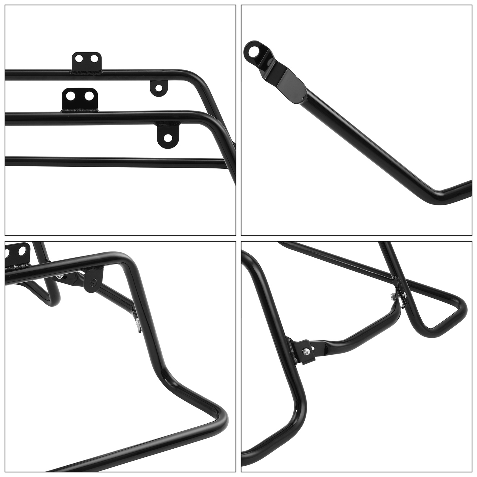 Hard Saddlebags & Conversion Bracket Fit For Harley Dyna Street Bob FXDB 08-17