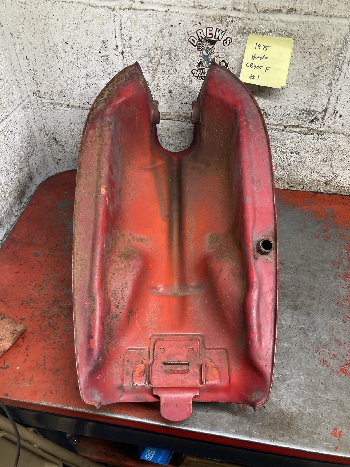 1975 Honda Cb400f Cb 400 F Gas Fuel Petrol Tank Nice