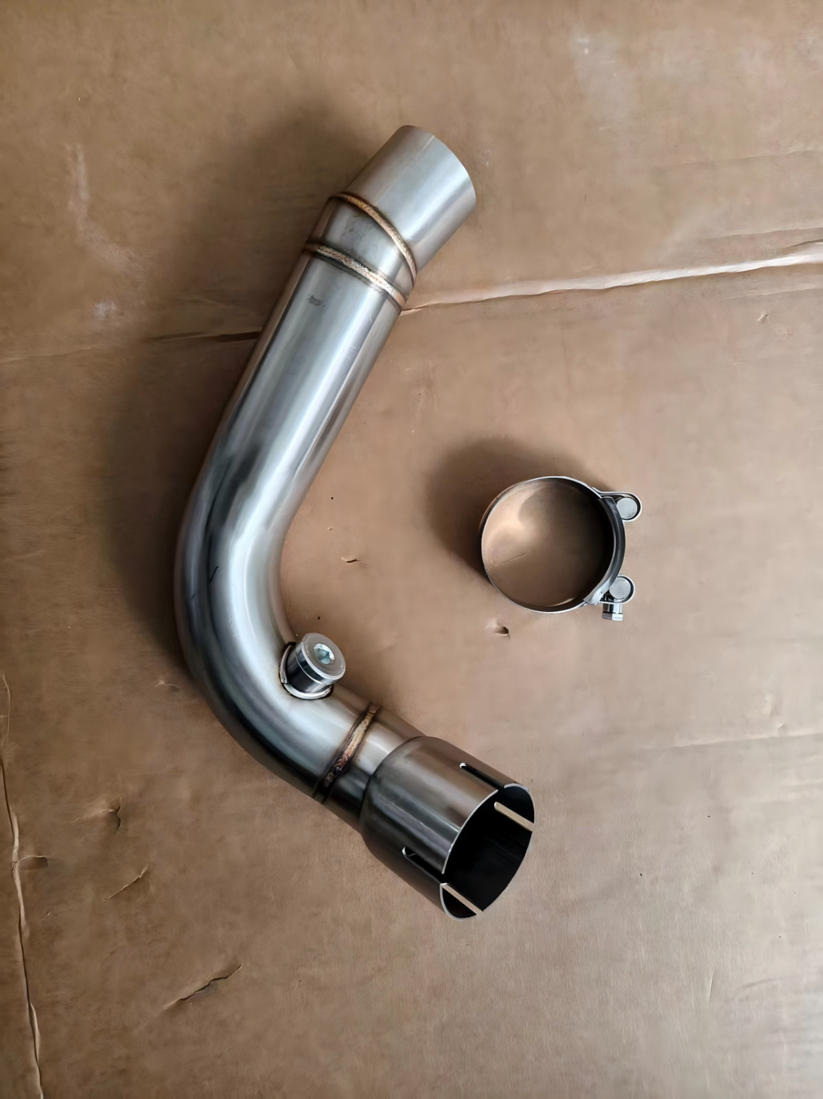 Modified System for Honda CBR600RR 2007-26 Exhaust Mid Link Pipe Escape Slip On