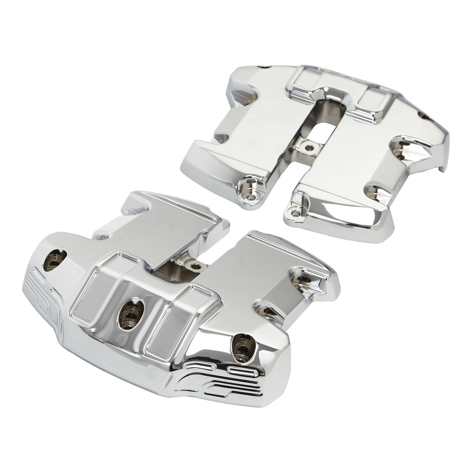 Upper Rocker Box Covers Fit For Harley Touring Street Road Glide 2017-24 Chrome
