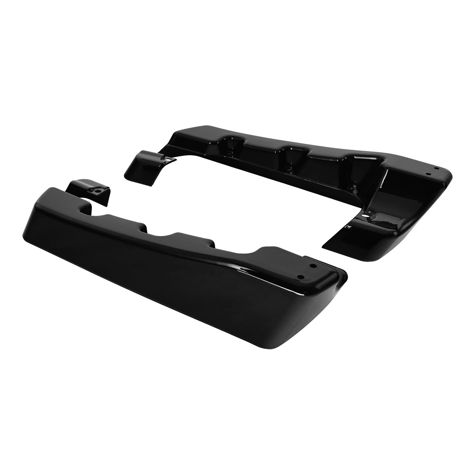 4″ Matte Black Saddlebags Extensions Fit For Harley Street Road Glide 2014-23 20