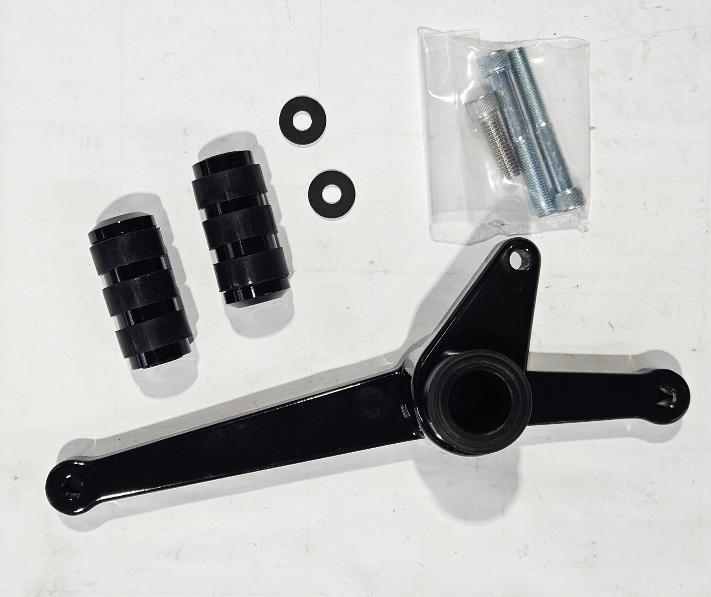 X1 Black Heel Toe Shifter & Rudyness Pegs for 04-23 Sportster 883 1200 W/FWD CNL