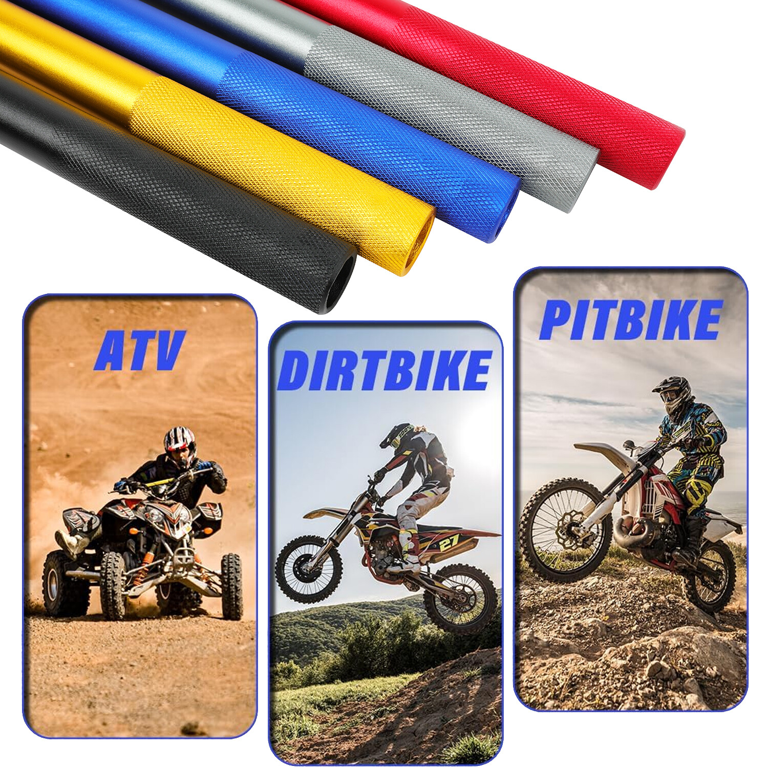 For Yamaha WR250F WR450F WR250R 1-1/8″ 28mm Fat Handlebar Low Rise Tracker Black