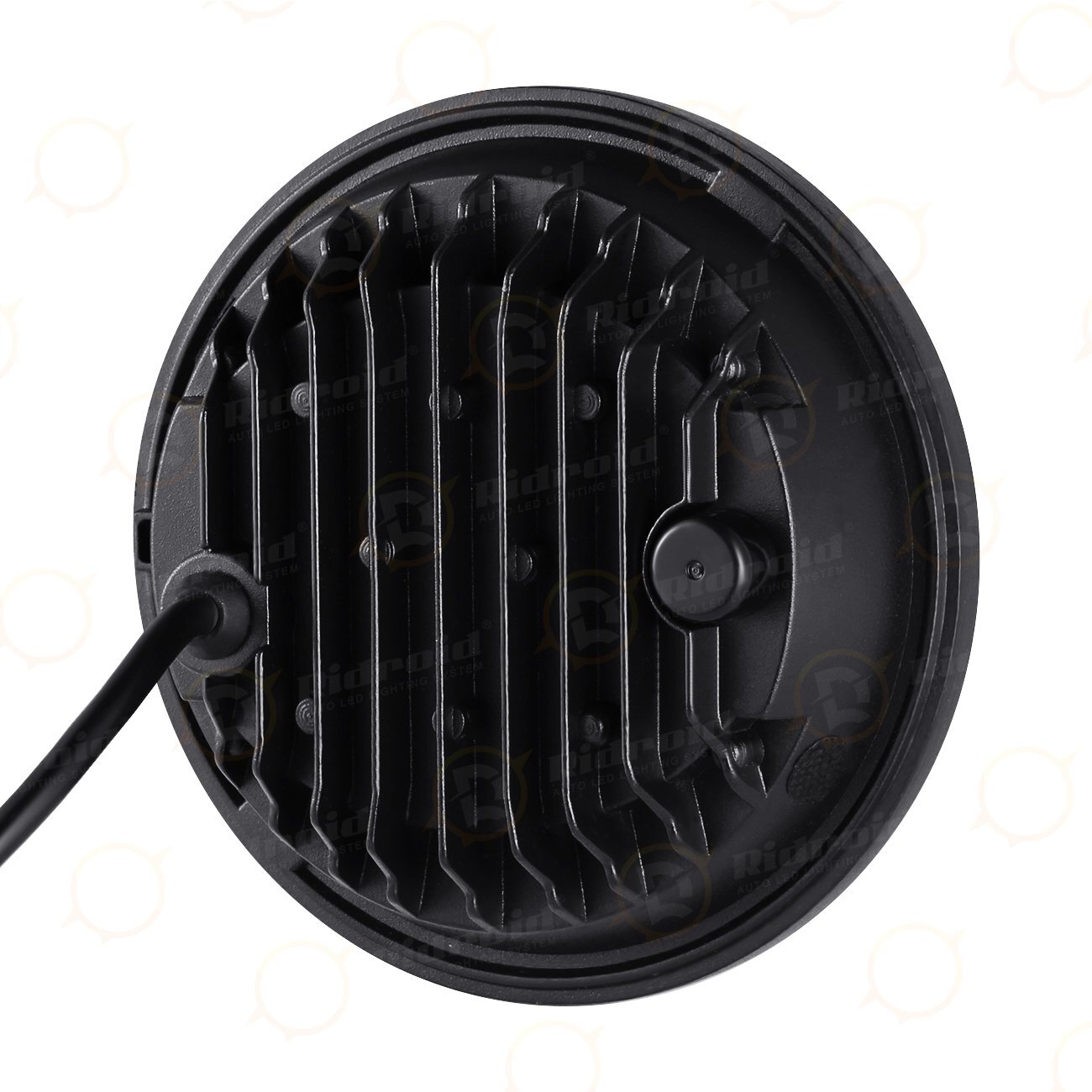 5-3/4″ 5.75 in LED Headlight Projector Halo for Yamaha V-Star XVS 650 950 1100