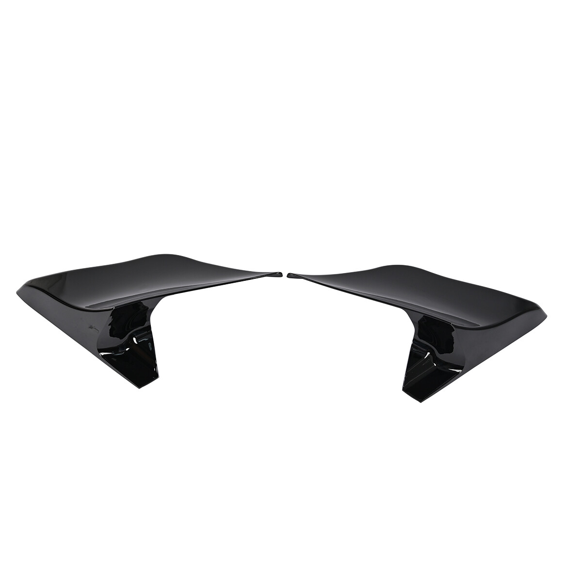 Vivid Black Stretched Extended Side Cover For Harley Touring Electra Street Road