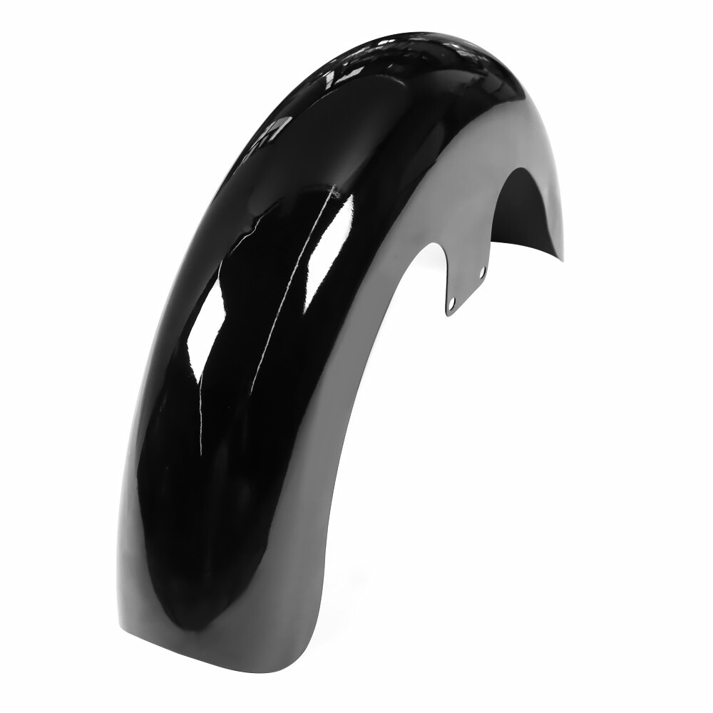 23″ Wrap Front Fender Gloss Black For Touring Road King Electra Glide FLHR FLHT