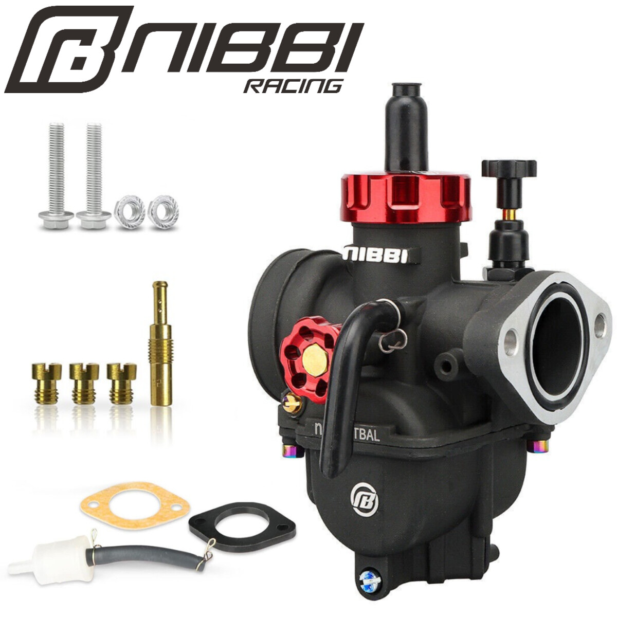NIBBI PE17mm Flange Racing Carburetor Fits Honda XR75 XR80 XR80R CRF80F EZ90 Cub