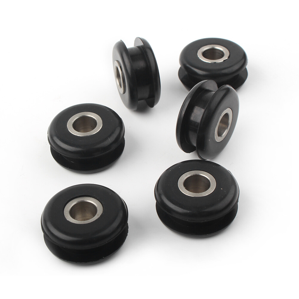 For Softail Fat Bob Gas Tank Flat Side Mounting Rubber Bushing Steel Inserts Set