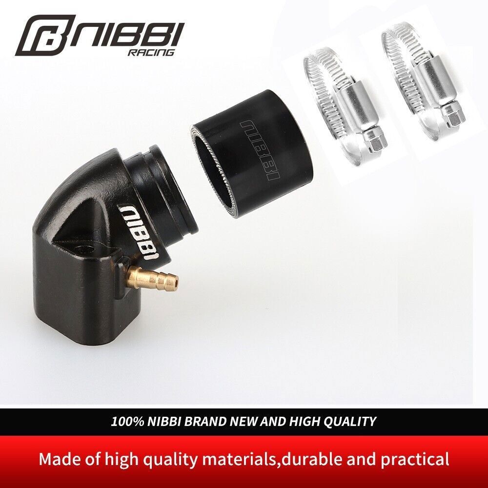 NIBBI Flange Intake Manifold Boot Joint Adapter 28-32mm Carb GY6 Dirt Pit Bike