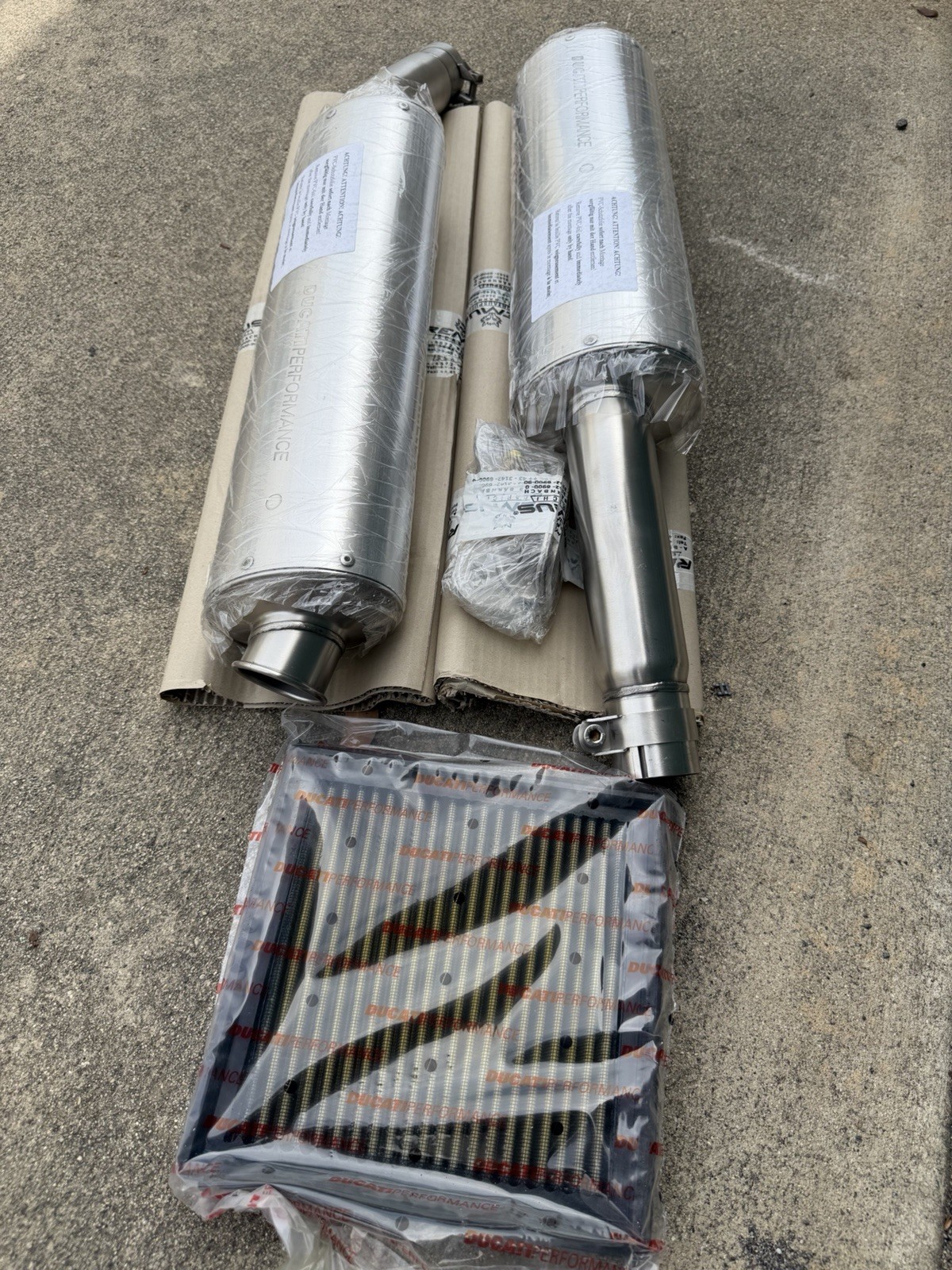NOS Ducati Performance Remus Stage 1 Exhaust Kit Monster 620 750 800 900