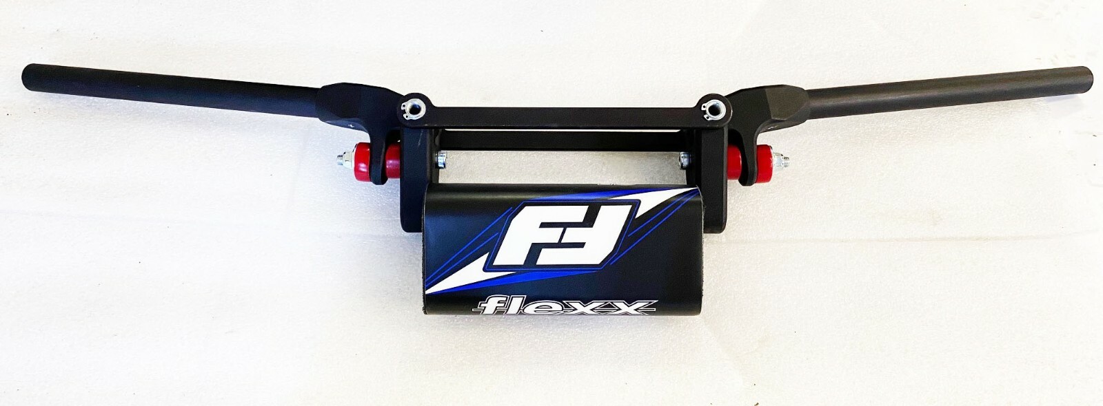 Fasst Flexx 12 Degree Bend Enduro Handlebars Dirtbike Blue Pad Bars Fast Flex