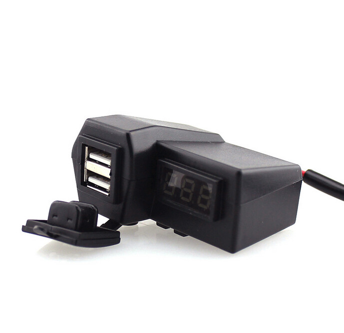 USB Charger LED Voltmeter for Kawasaki Concours 1000 Eliminator 125 Ninja 1000