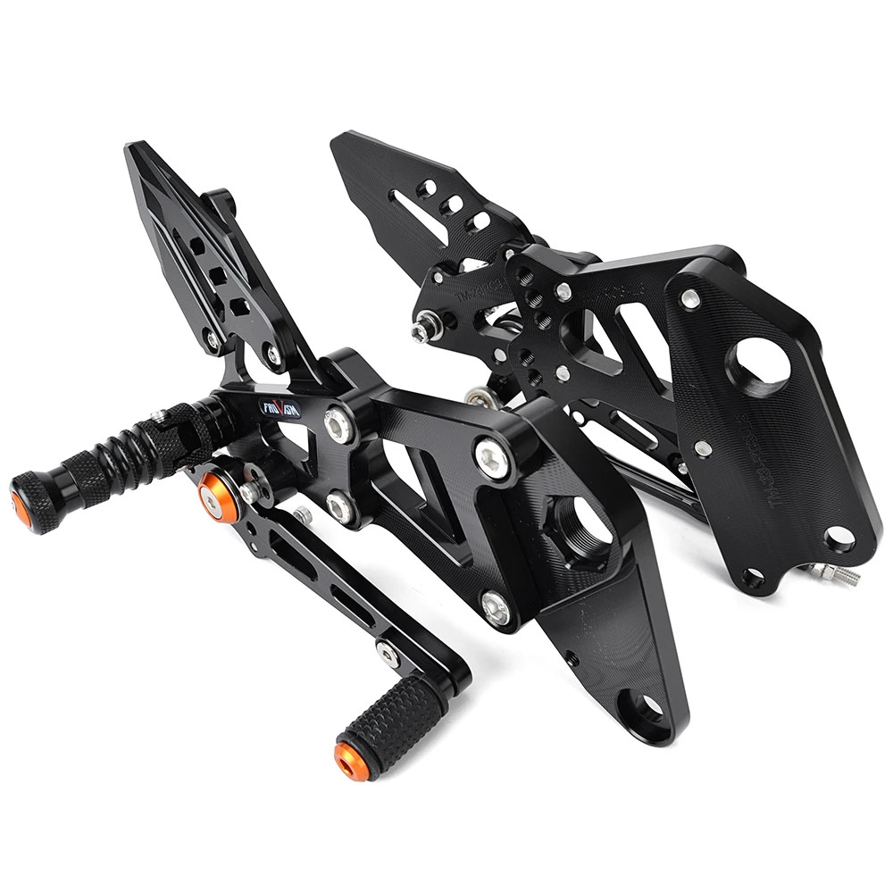 For K-TM RC390 200 125 2022-2024 Adjustable Rearset Footrests Foot Pegs Pedal
