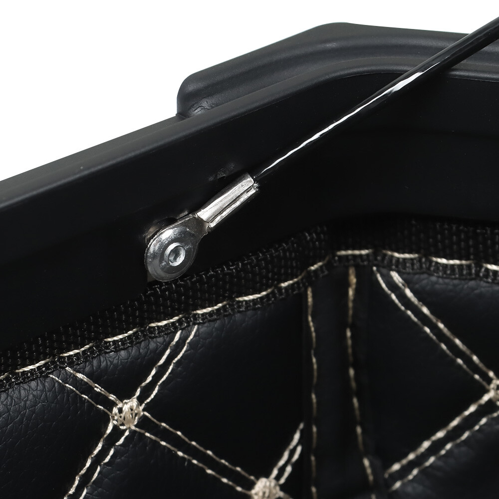 Black Motorcycle Top Case Tail Box Sturdy Luggage Storage Rear Tour Box 22L