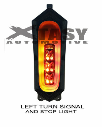 INTEGRATED LED TAIL LIGHT BLACK / SMOKE YAMAHA R7 YZF-R7 YR 2022,2023,2024,2025