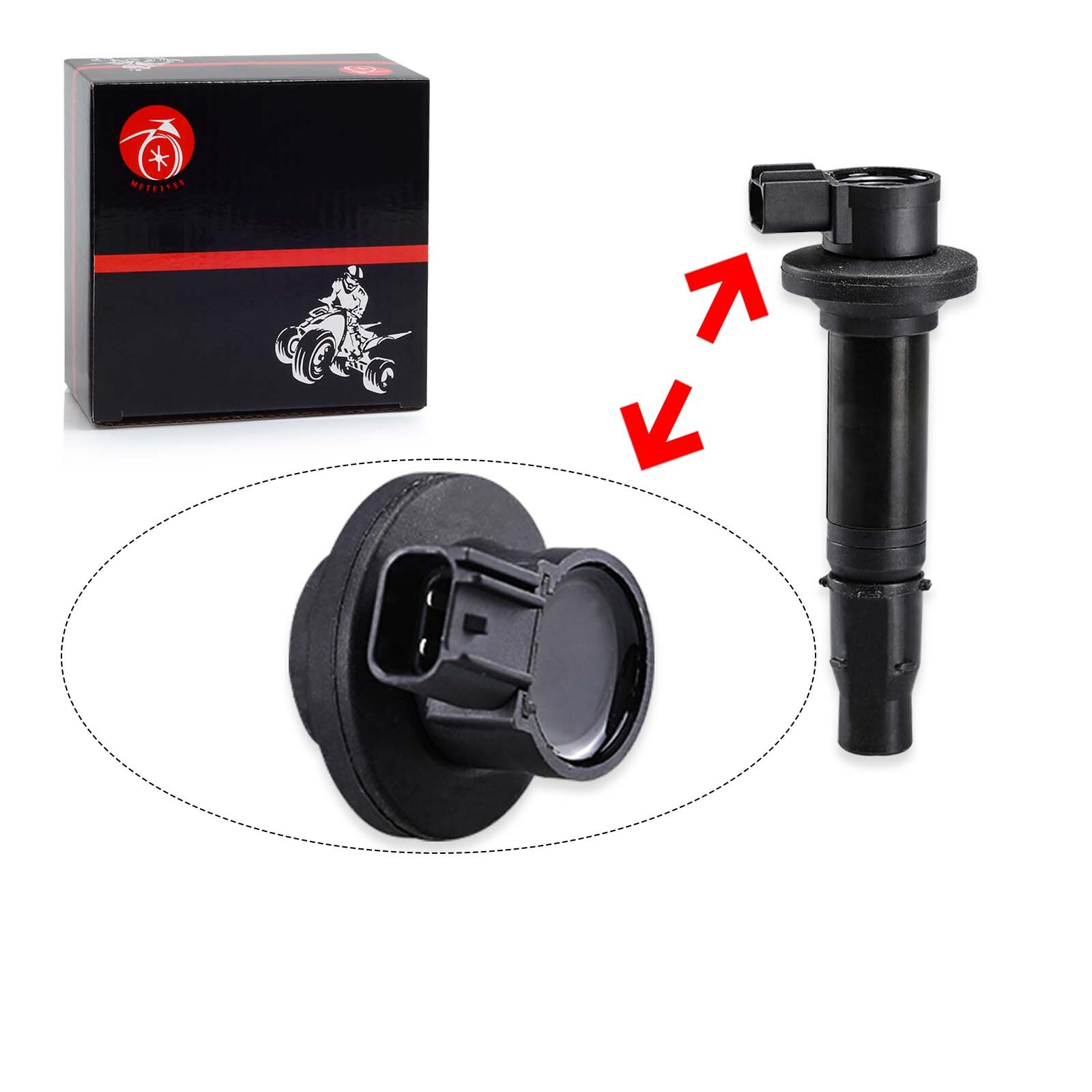 New 4 PCS Genuine Ignition Coil for Yamaha YZF-R6 YZF R6 1999 2000 2001 2002 US