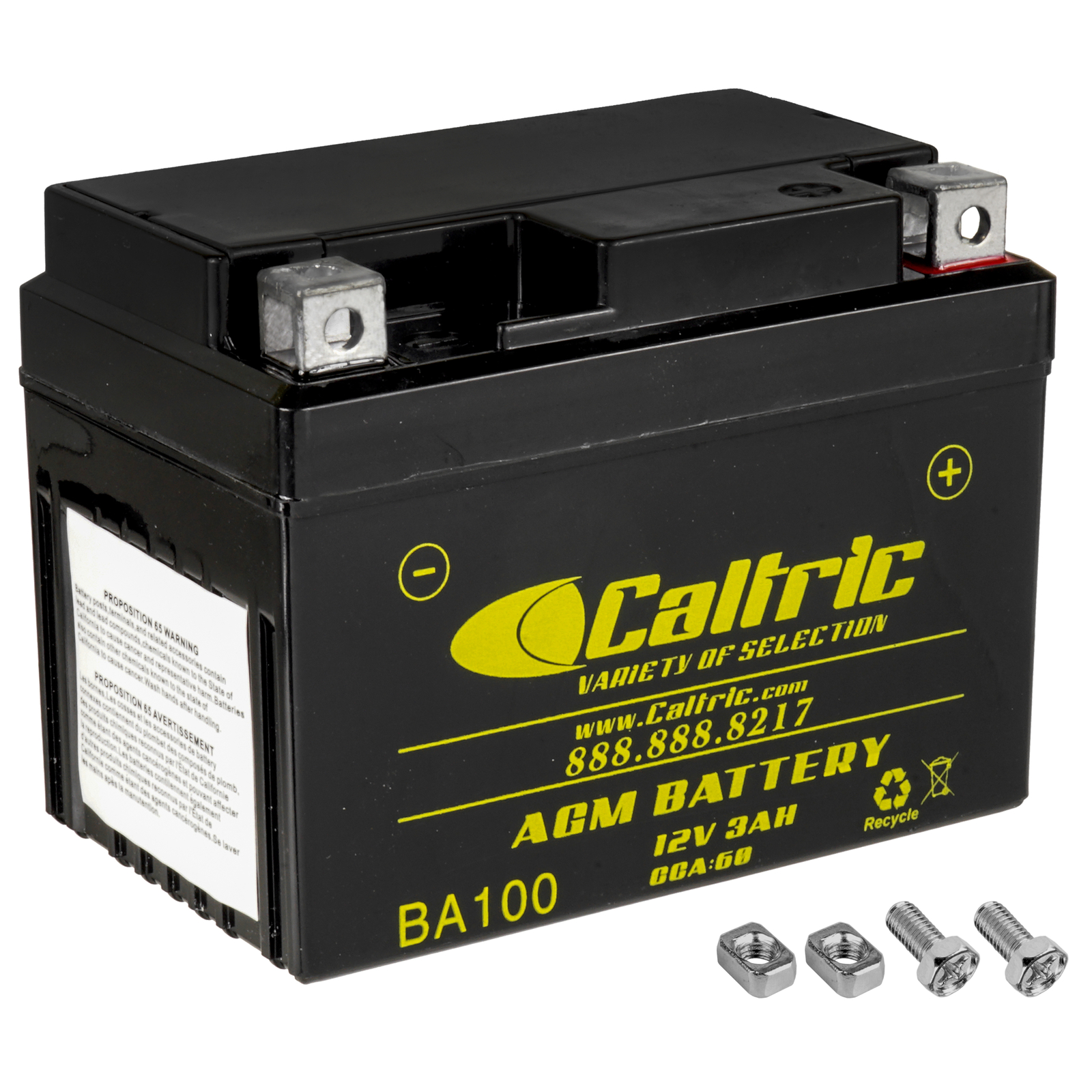 AGM Battery for Kawasaki Z125 PRO BR125J 2017 – 2025 / 12V 3 Ah CCA60 / FTH4L-BS
