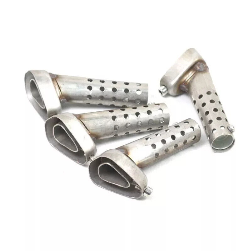Motorcycle 56mm Insert Rear Exhuast Muffler Can Tube Silencer joint Universal