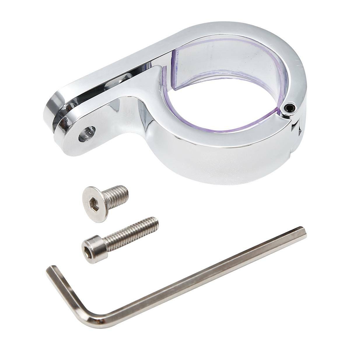 1.25″ 32mm Universal Handlebar Mounts Clamp Clock Fit For Harley Touring Honda