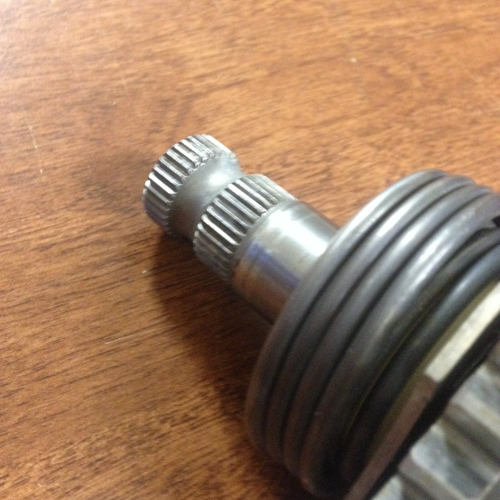 YAMAHA 1979-1980 YZ-IT 250-400 KICK-START AXLE SHAFT & IDLE GEAR ASSY 2K7-15661
