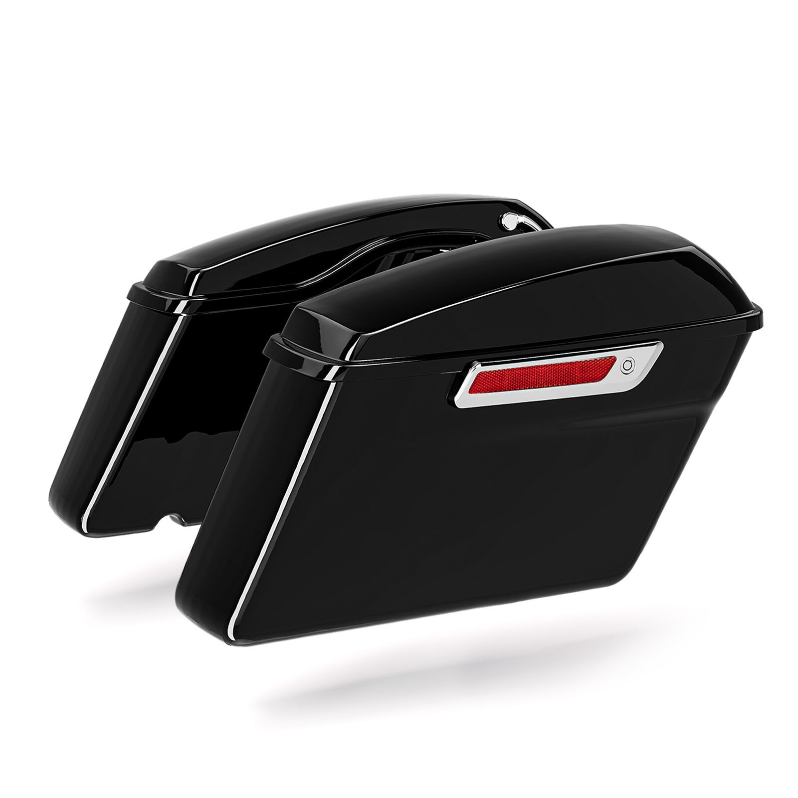 Hard Saddlebags & Conversion Bracket Fit For Harley Dyna Street Bob FXDB 08-17