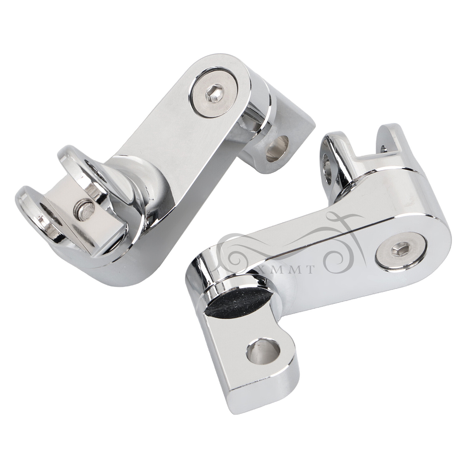 Pair Male Mount Foot Peg Extensions For Harley Sportsters Softails Dynas Touring