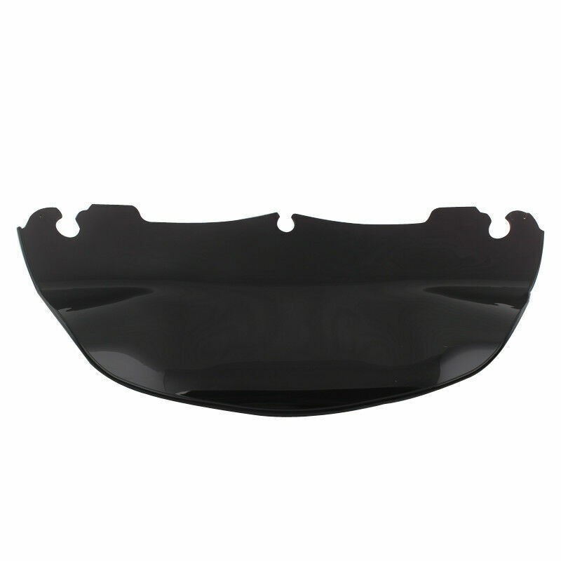 Black 9″ Wave Windshield Windscreen for Harley Tri Glide FLHT FLHX FLHXS 14-24