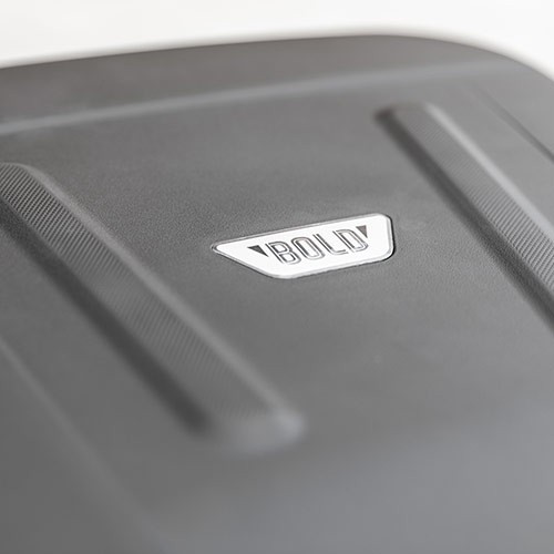 Givi B32N Bold Top Case Black/Silver 32 Liter / Monolock w/Universal Mount