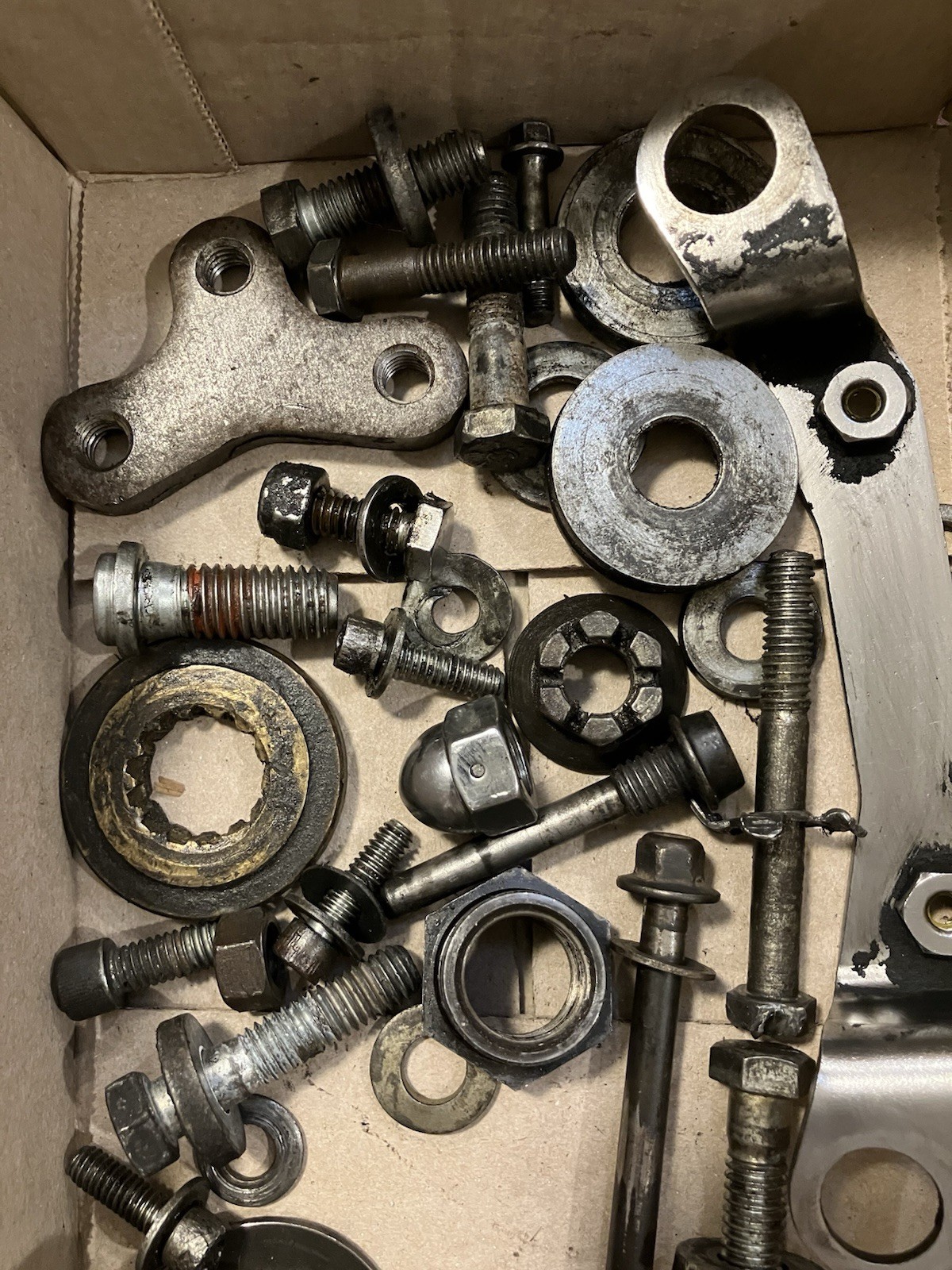 Harley 95 Dyna Miscellaneous Parts And Hardware. 5 Pounds Of Parts