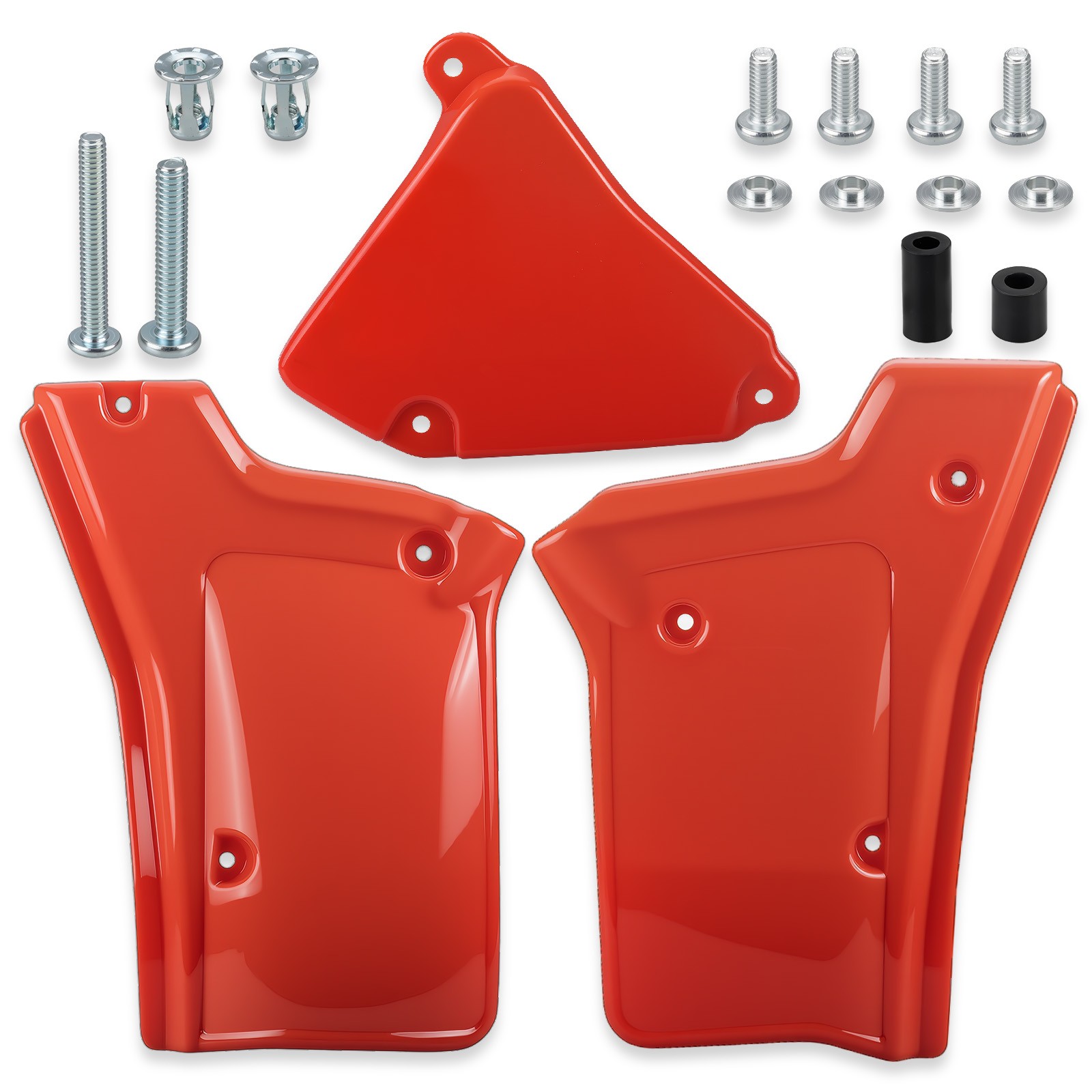One Set Side Panels Covers Fender Plastic Body for Honda XR200R 1984-2002 Red