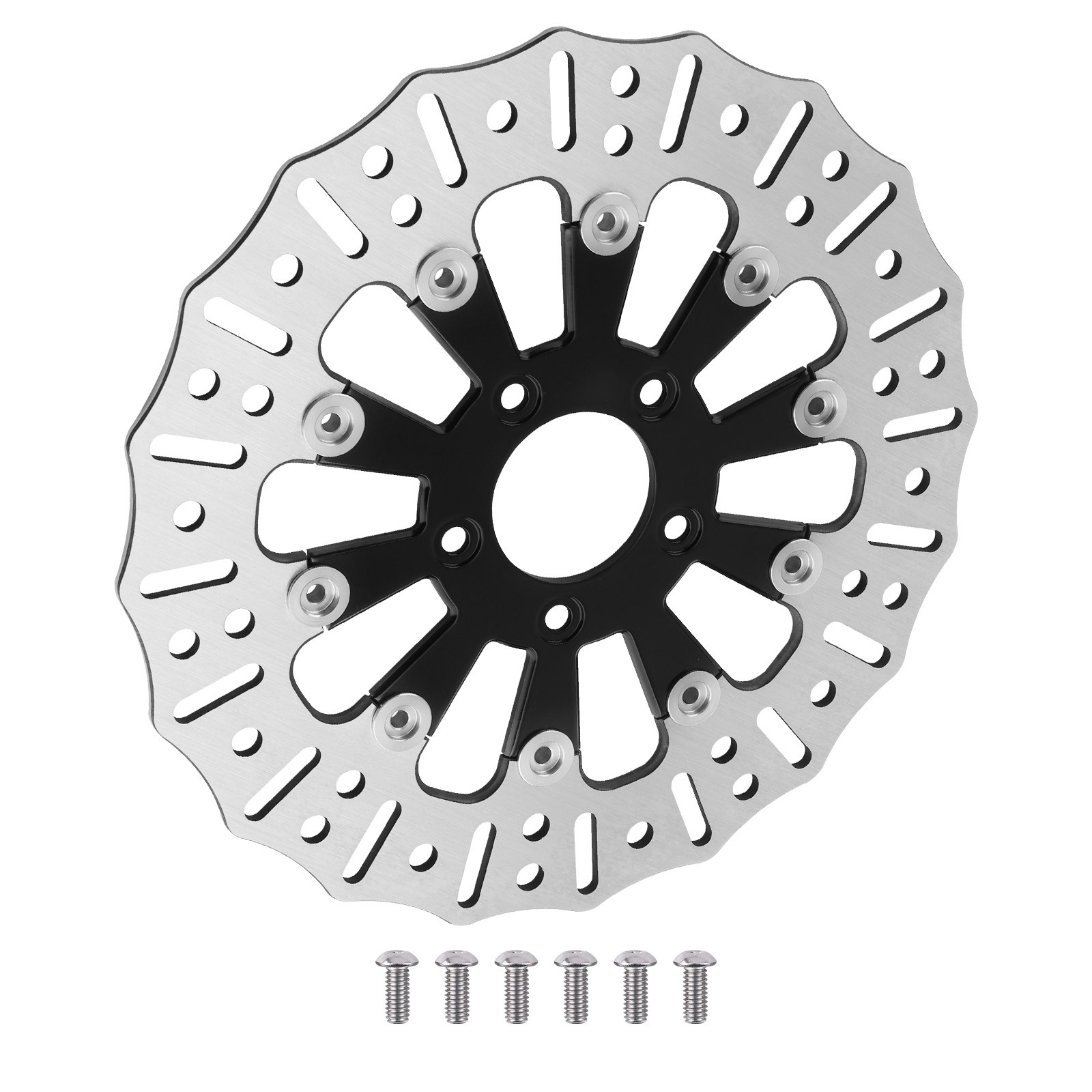 299mm 11.8″ in Front Brake Rotor Disc for Harley-Davidson Fat Bob Dyna 2015-2021
